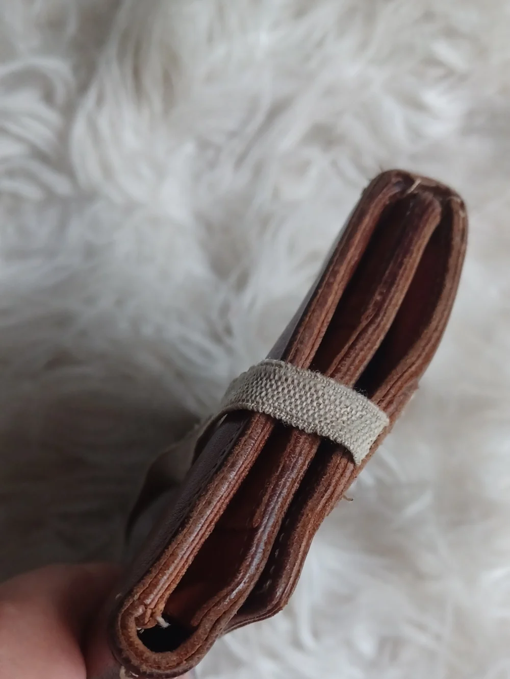Vintage IL Bisonte Leather Wallet Made In Italy Expreslly For Bloomingdale's